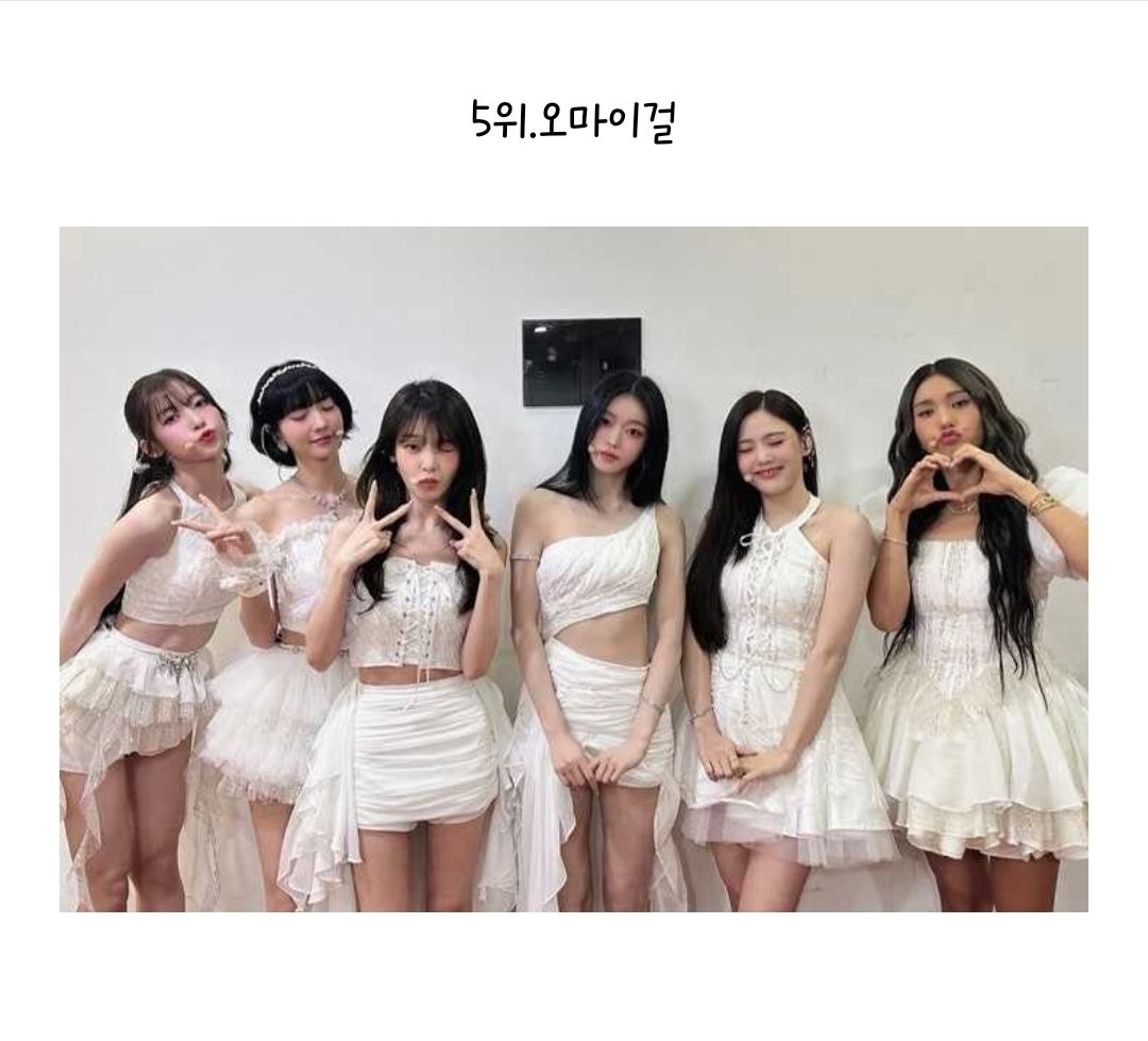 Who is your favorite girl idol?  최애 여자아이돌은?